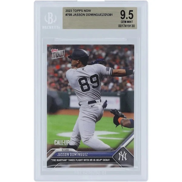 Jasson Dominguez 2023 Topps Now HR MLB Debut #798 | BGS 9.5 Rookie Card