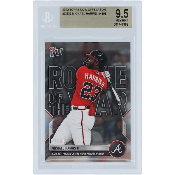 Michael Harris II 2022 Topps Now Offseason #OS-35 Rookie Card | BGS 9.5