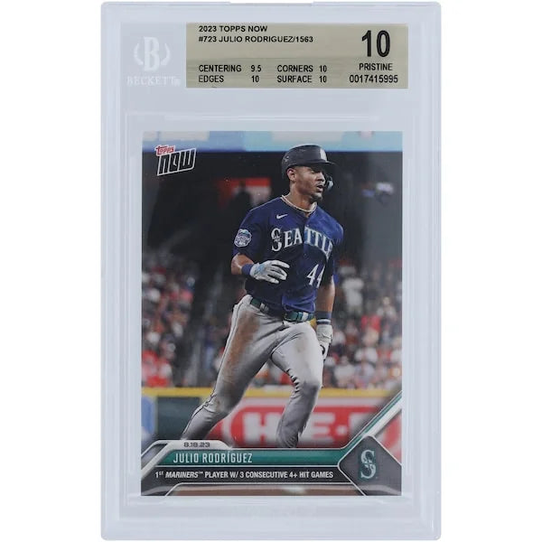 Julio Rodriguez 2023 Topps Now #723 Card | BGS Graded 10