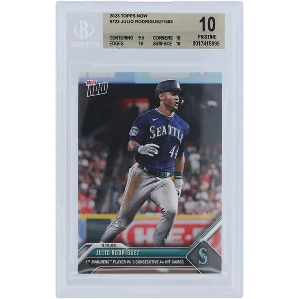 Julio Rodriguez 2023 Topps Now #723 Card | BGS Graded 10