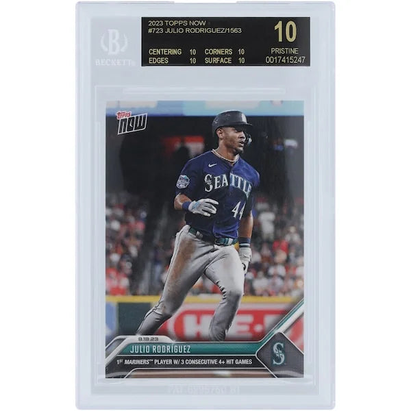 Julio Rodriguez 2023 Topps Now Black Label #723 | BGS Gem Mint 10