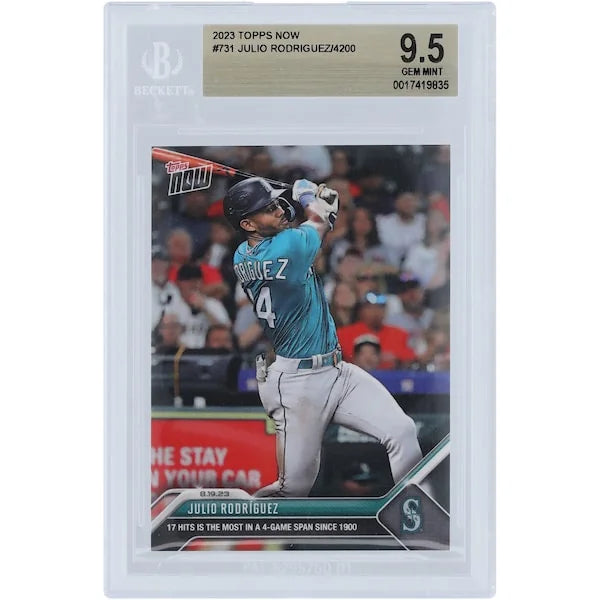 Julio Rodriguez 2023 Topps Now # 1900 731 731 Card | BGS 9.5 Gem Mint