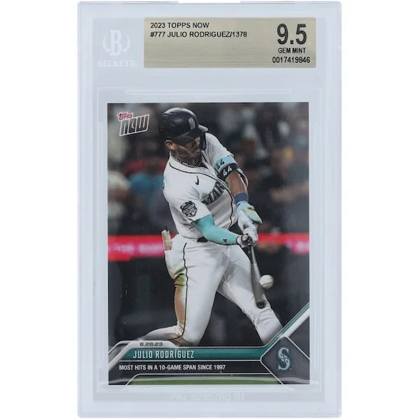 Julio Rodriguez 2023 Topps Now # 1997 777 777 Card | BGS 9.5