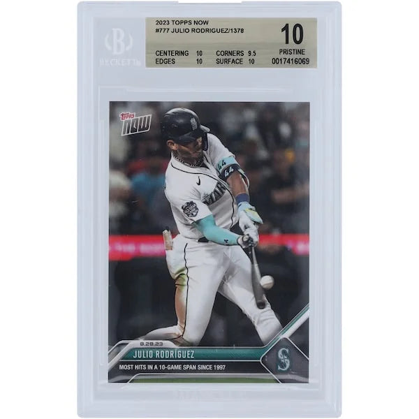 Julio Rodriguez 2023 Topps Now # 1997 777 777 Card | BGS Graded 10