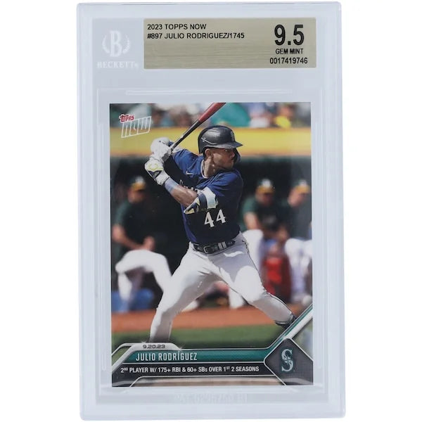 Julio Rodriguez 2023 Topps Now #897 Card | BGS 9.5