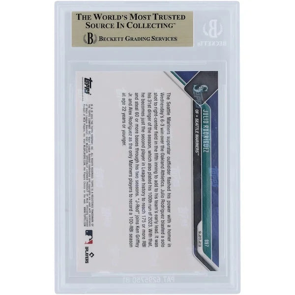 Julio Rodriguez 2023 Topps Now #897 Card | BGS 10 Graded