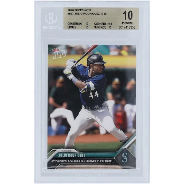 Julio Rodriguez 2023 Topps Now #897 Card | BGS Graded 10