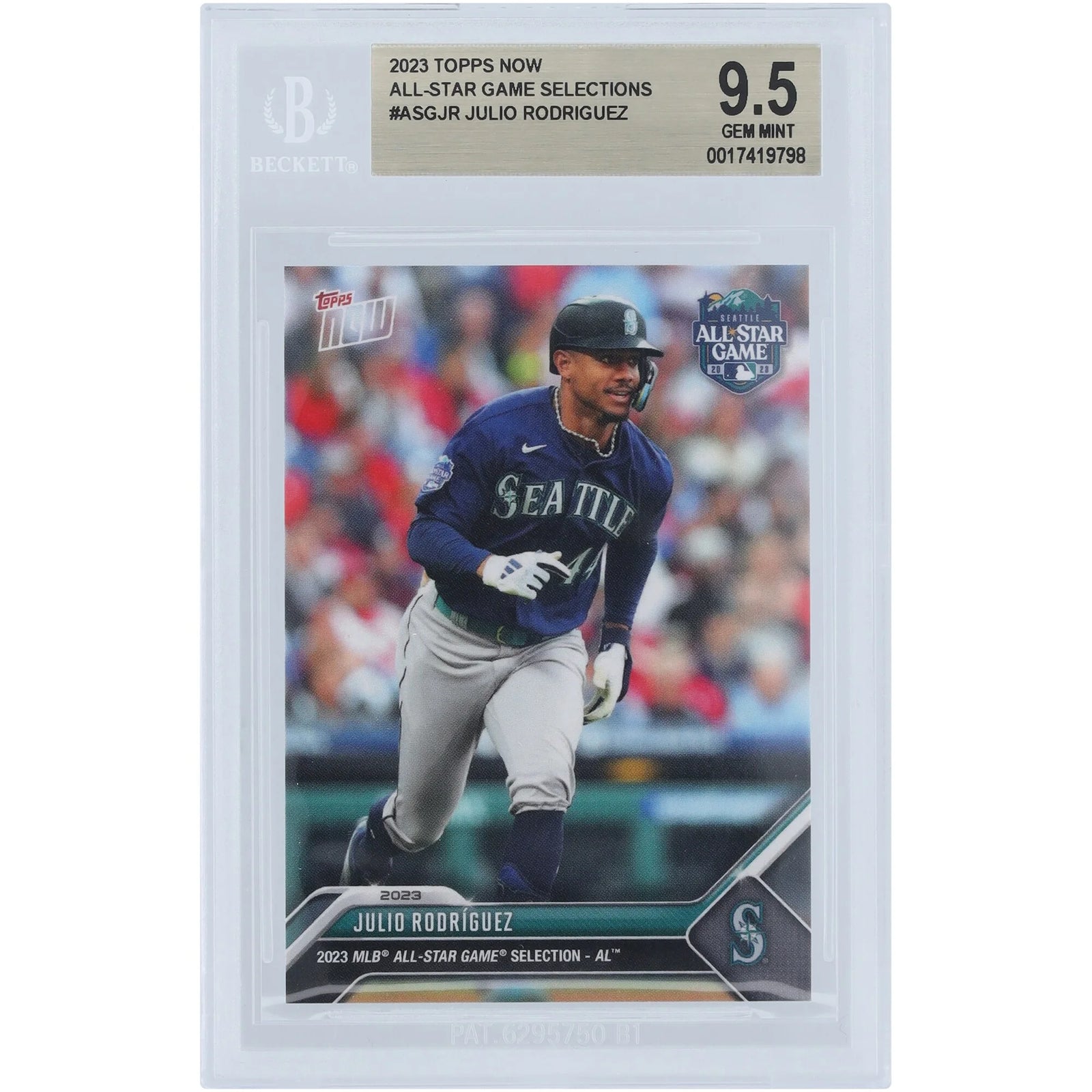 Julio Rodriguez 2023 Topps Now All-Star Game Card | BGS 9.5