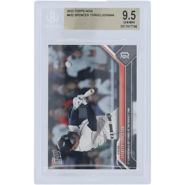 Spencer Torkelson 2023 Topps Now Walk-Off Home Run #432 Card | BGS 9.5