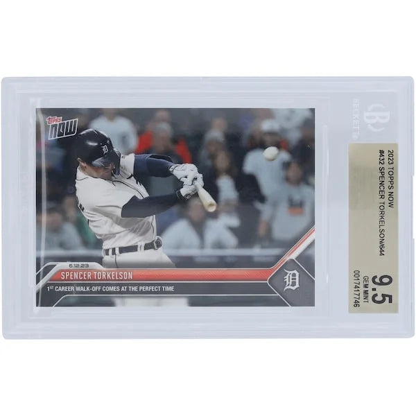 Spencer Torkelson 2023 Topps Now Walk-Off Home Run #432 Card | BGS 9.5