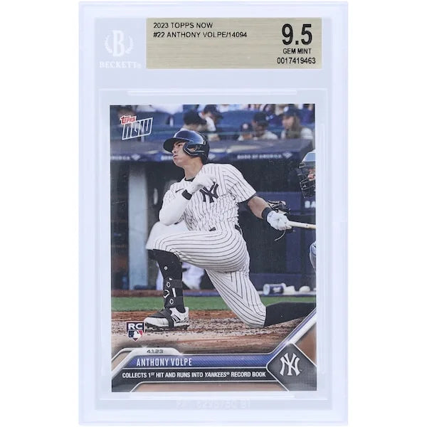 Anthony Volpe 2023 Topps Now Rookie #22 Card | BGS 9.5
