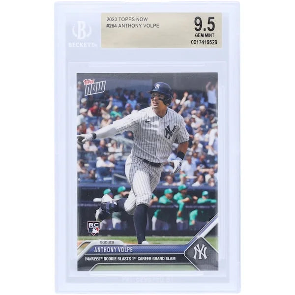 Anthony Volpe 2023 Topps Now Rookie #264 Card | BGS 9.5 Grand Slam