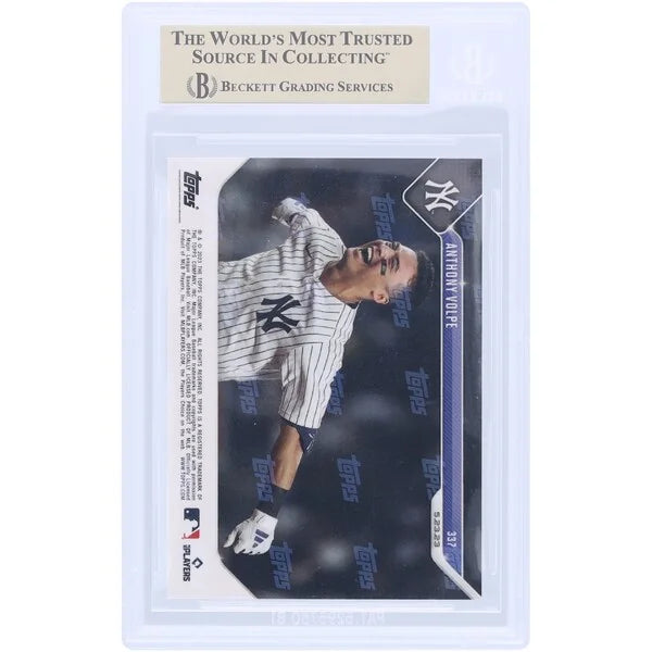 Anthony Volpe 2023 Topps Now Rookie #337 Card | Walk-off RBI BGS 9.5