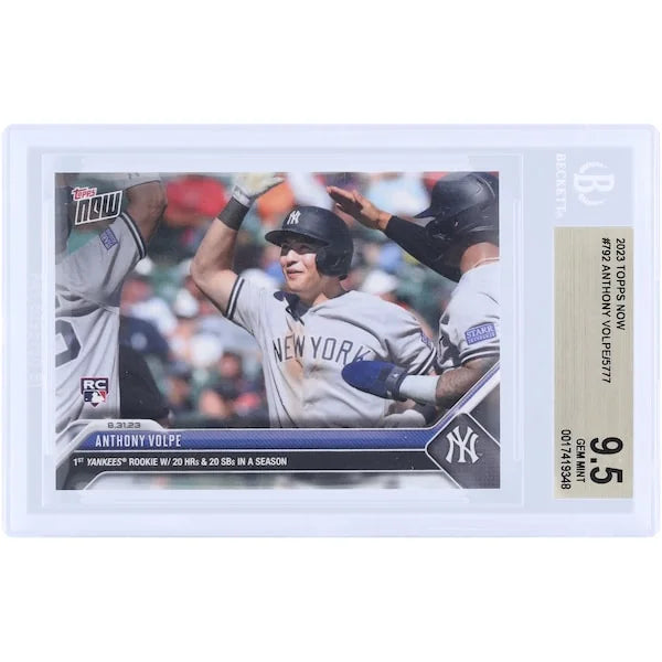 Anthony Volpe 2023 Topps Now #792 Rookie Card | BGS 9.5