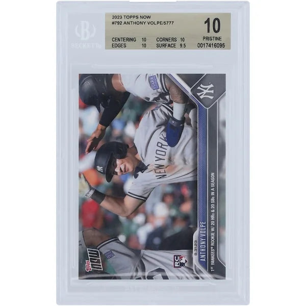 Anthony Volpe 2023 Topps Now Rookie #792 Card | BGS 10