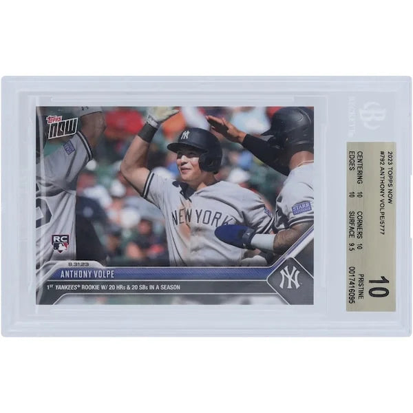Anthony Volpe 2023 Topps Now Rookie #792 Card | BGS 10