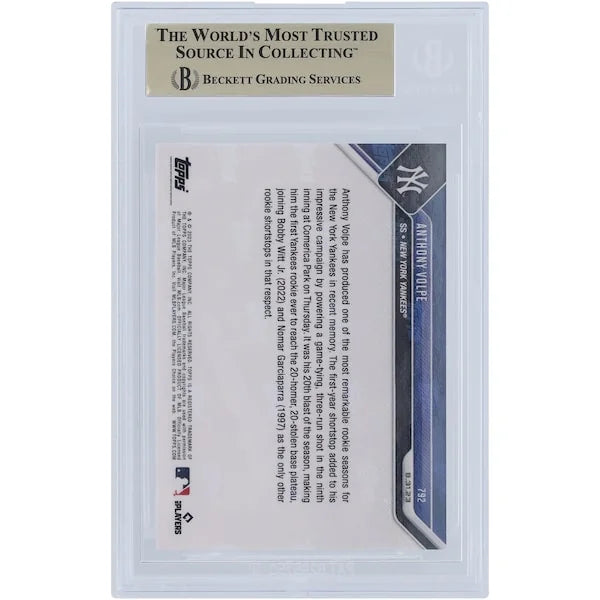 Anthony Volpe 2023 Topps Now Rookie #792 Card | BGS 10