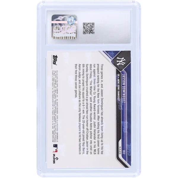 Jasson Dominguez 2023 Topps Now #812 Rookie Card | CGC Authenticated 10