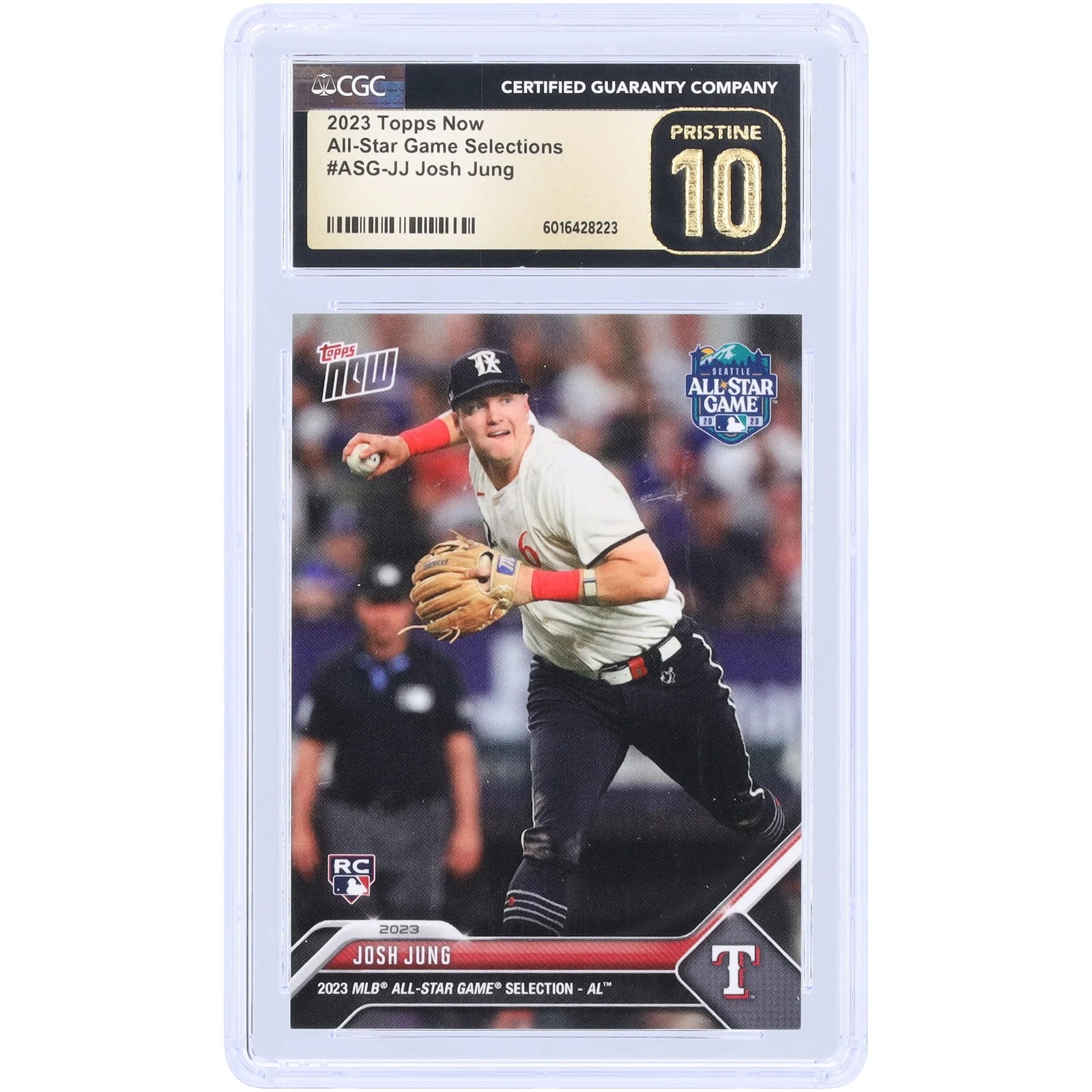 Josh Jung 2023 Topps Now All-Star Rookie Card | CGC Pristine 10