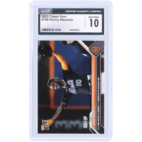 Ronny Mauricio 2023 Topps Now Rookie Card #796 | CGC 10