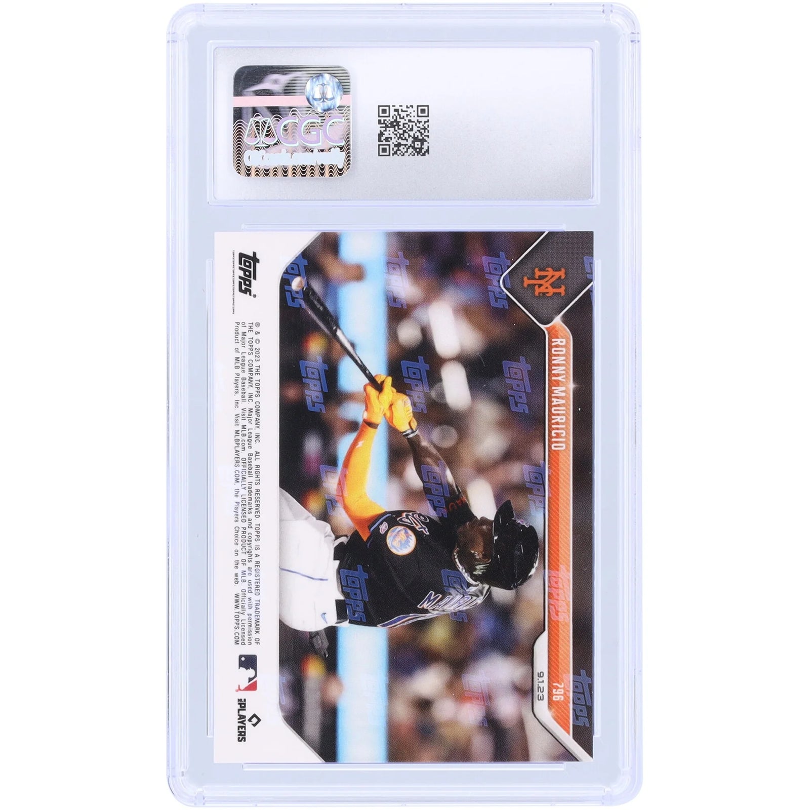 Ronny Mauricio 2023 Topps Now Rookie Card #796 | CGC 10