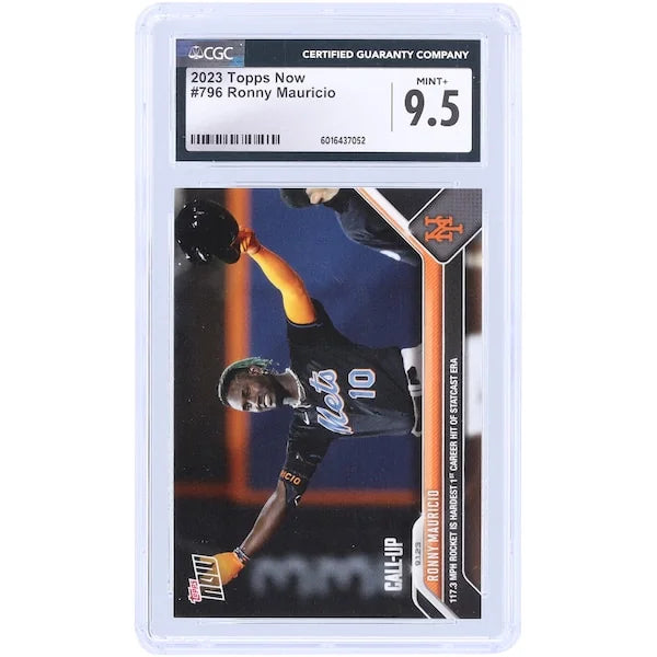 Ronny Mauricio 2023 Topps Now #796 Rookie Card | CGC 9.5