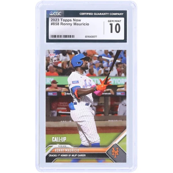 Ronny Mauricio 2023 Topps Now #858 Rookie Card | CGC Authenticated 10