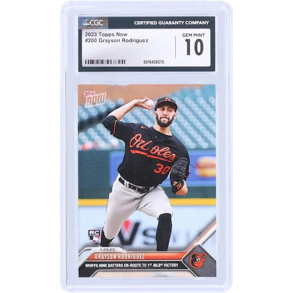 Grayson Rodriguez 2023 Topps Now Rookie Card #200 | CGC Graded 10