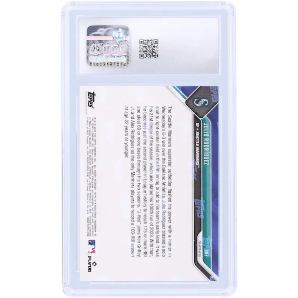 Julio Rodriguez 2023 Topps Now #897 Card | CGC 9.5 Graded