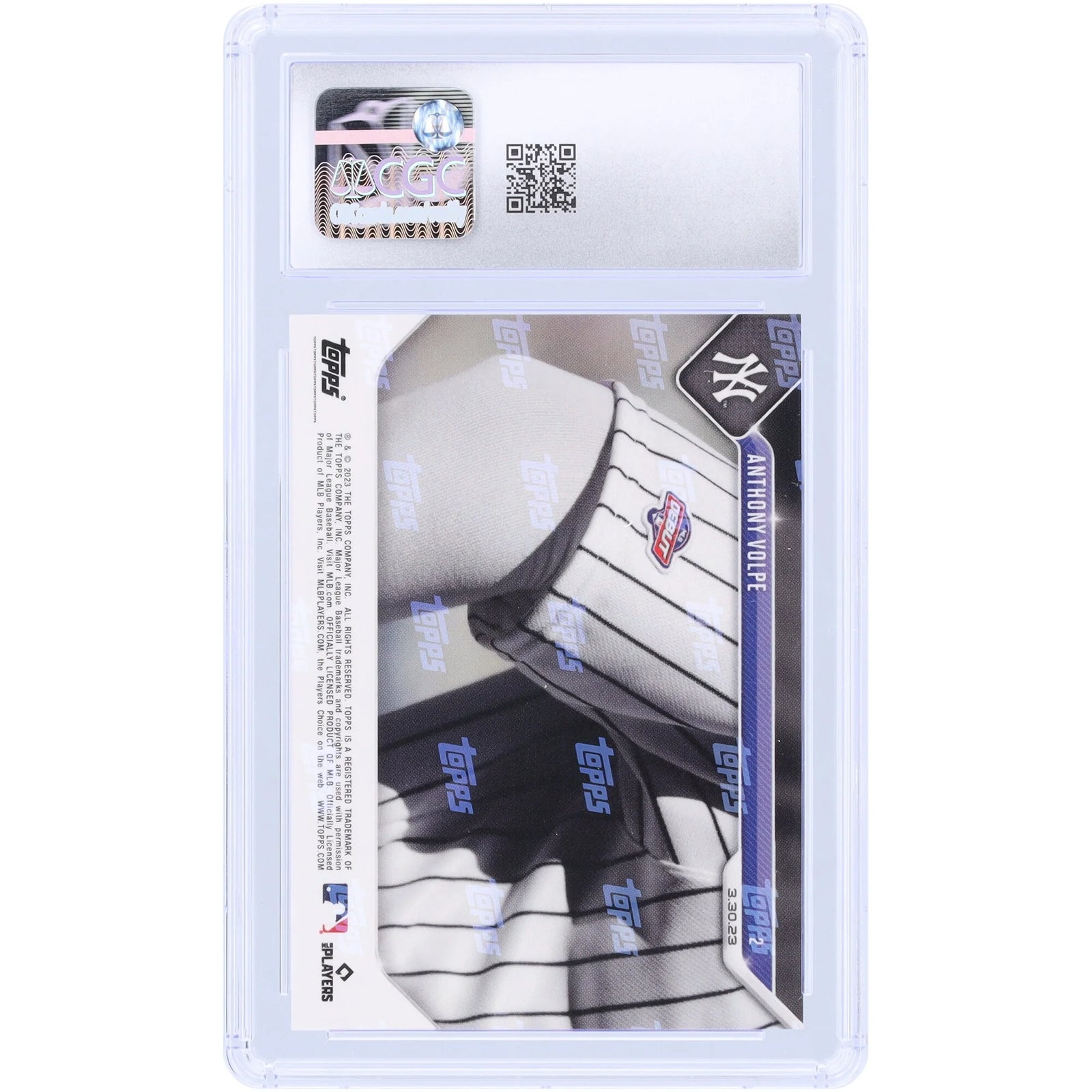Anthony Volpe 2023 Topps Now Yankees Top Prospect Rookie #2 Card | CGC 9.5
