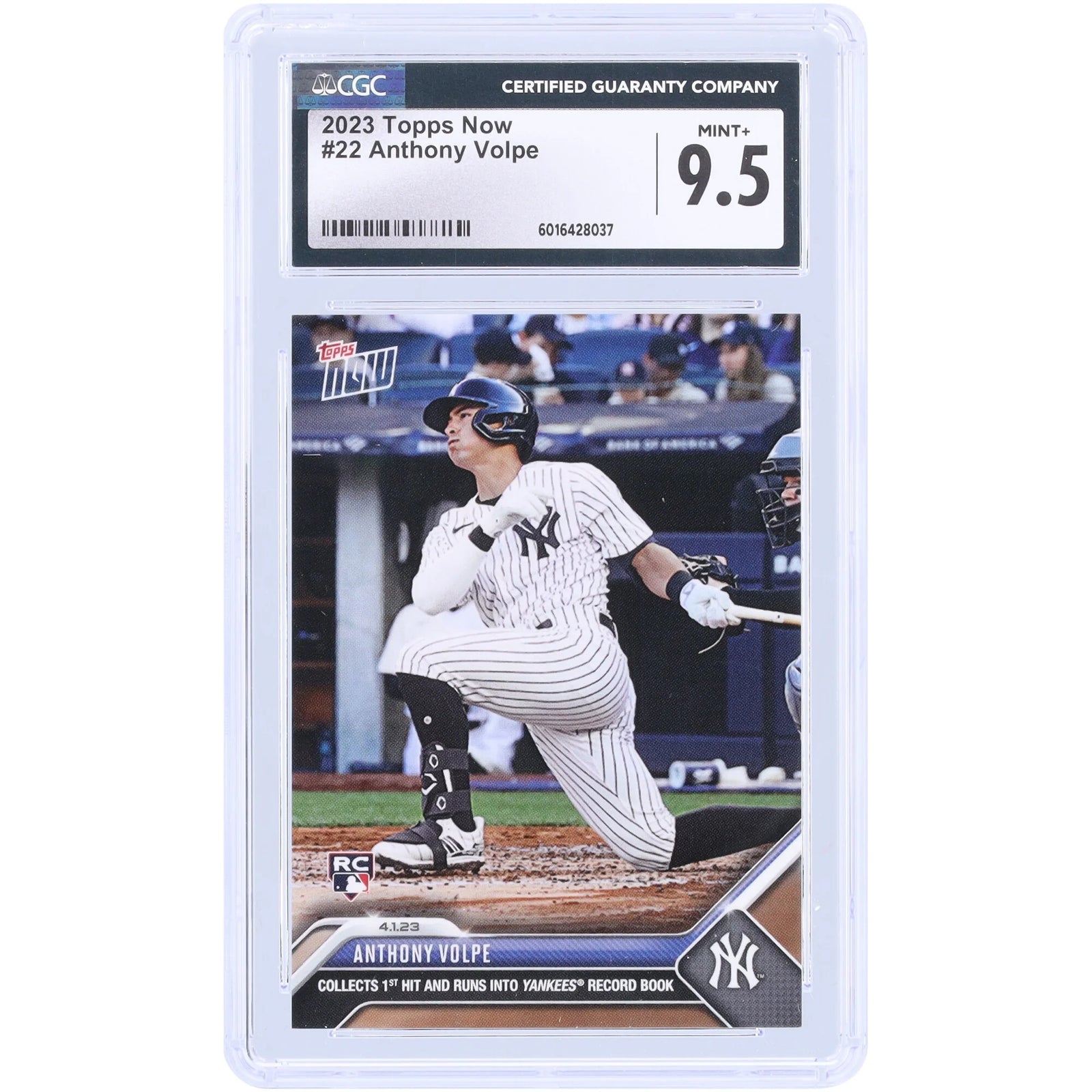 Anthony Volpe 2023 Topps Now Rookie Card #22 | CGC 9.5