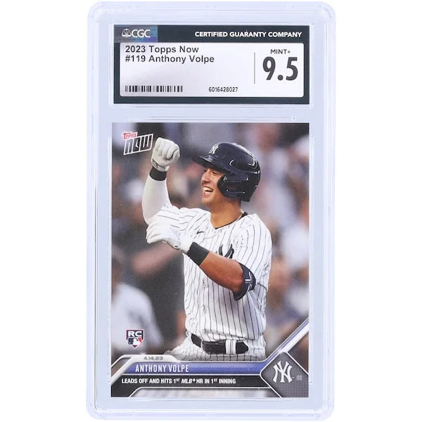 Anthony Volpe 2023 Topps Now Rookie #119 Card | CGC 9.5 Graded