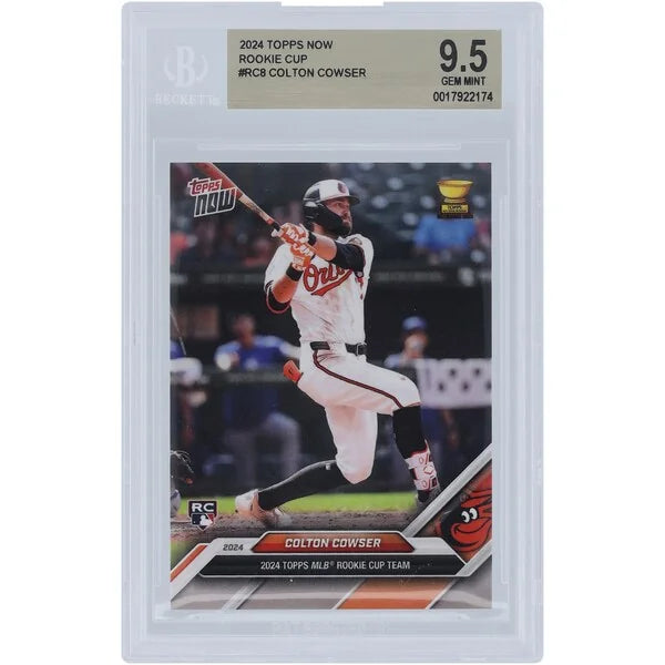 Colton Cowser 2024 Topps Now Rookie Cup Team #RC8 | BGS 9.5
