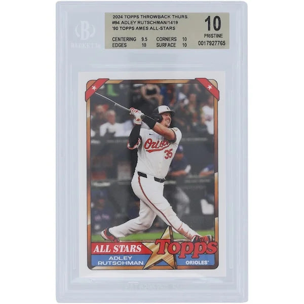 Adley Rutschman 2024 Topps TBT 90 Topps Ames All-Stars #94 | BGS 10