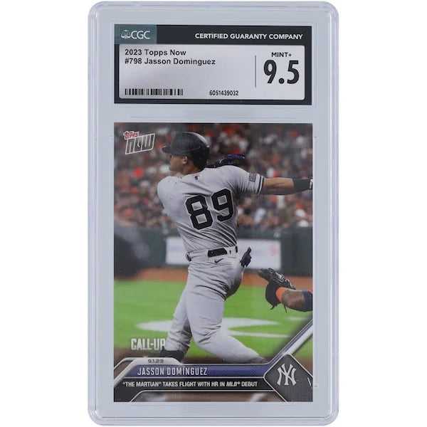 Jasson Dominguez 2023 Topps Now The Martian #798 | CGC 9.5