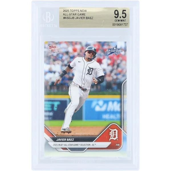 Javier Baez 2025 Topps Now All-Star Game Card | BGS 9.5