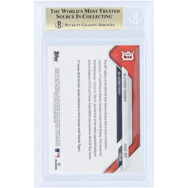 Gleyber Torres 2025 Topps Now All-Star Card | BGS 9.5