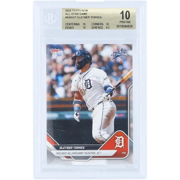 Gleyber Torres 2025 Topps Now All-Star Card | BGS 10