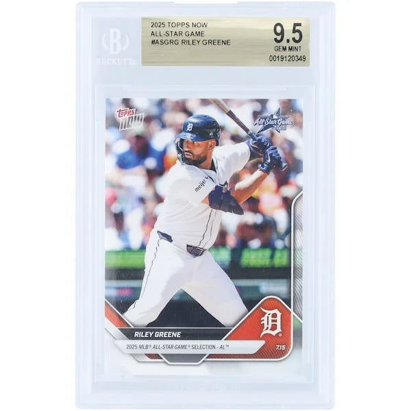 Riley Greene 2025 Topps Now All-Star Game Card | BGS 9.5