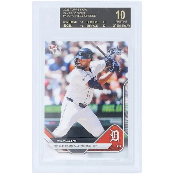 Riley Greene 2025 Topps Now All-Star Card | BGS 10 Black Label