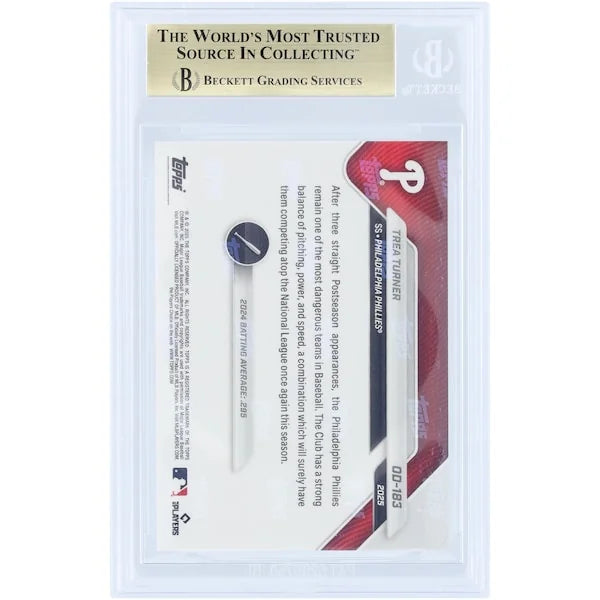Trea Turner 2025 Topps Now Road to Opening Day #OD-183 | BGS 9.5