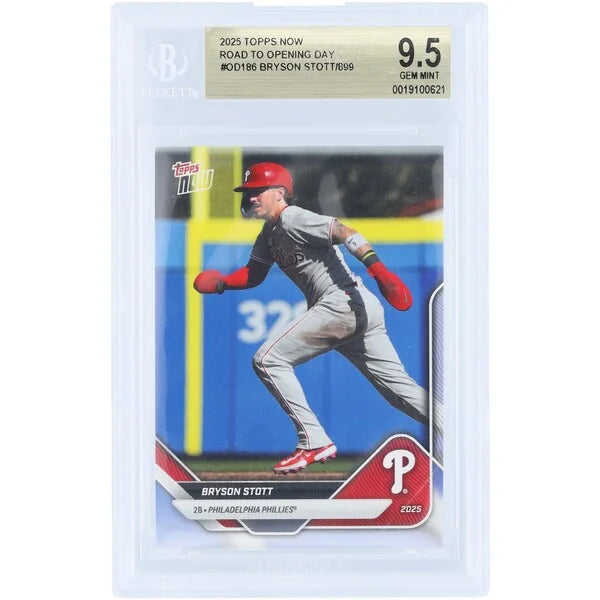 Bryson Stott 2025 Topps Now Road to Opening Day #OD-186 | BGS 9.5