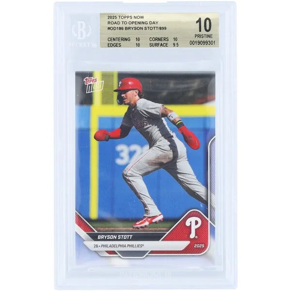 Bryson Stott 2025 Topps Now Road to Opening Day #OD-186 | BGS 10