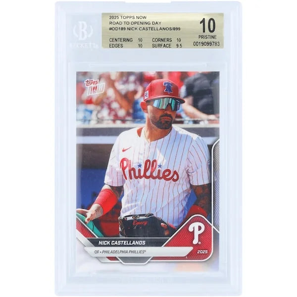 Nick Castellanos 2025 Topps Now Road to Opening Day #OD-189 | BGS 10