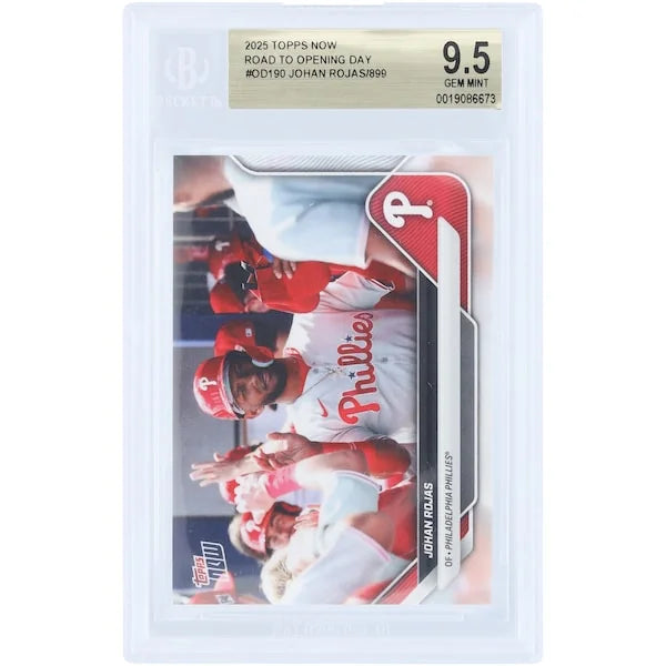 Johan Rojas 2025 Topps Now Road to Opening Day #OD-190 | BGS 9.5
