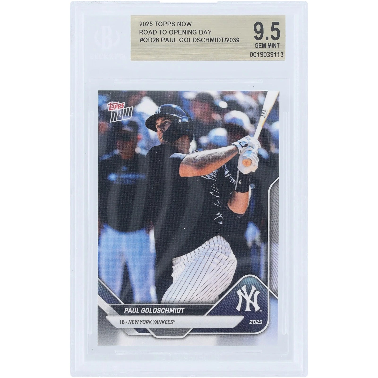 Paul Goldschmidt 2025 Topps Now Road to Opening Day #OD-26 | BGS 9.5