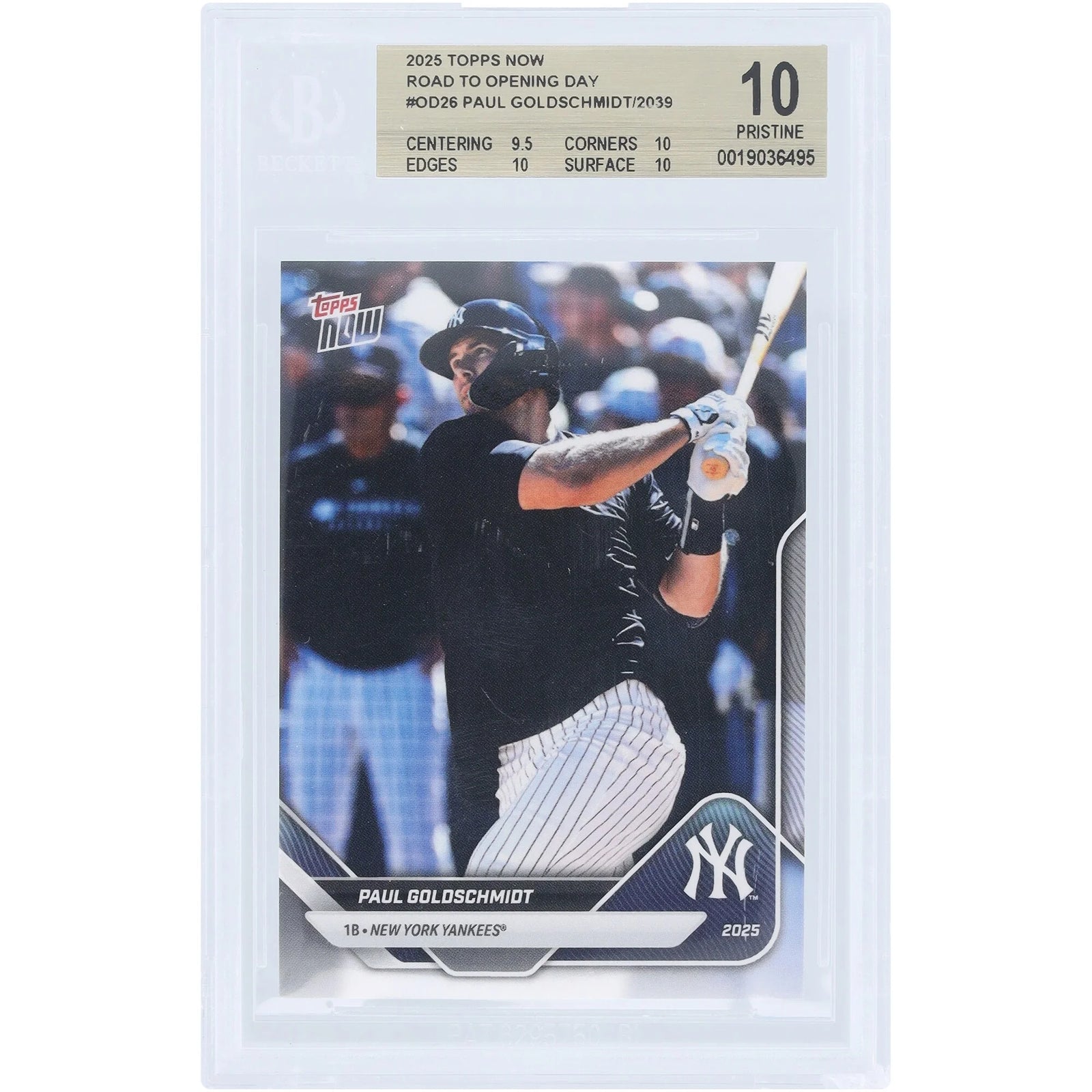 Paul Goldschmidt 2025 Topps Now Road to Opening Day #OD-26 | BGS 10