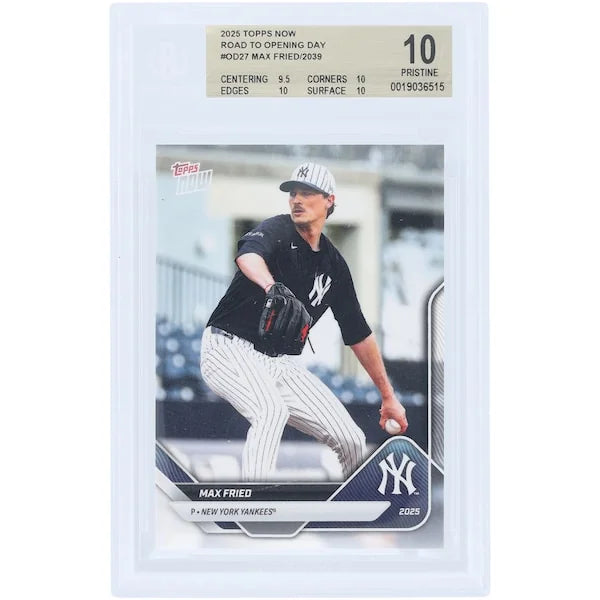 Max Fried 2025 Topps Now Road to Opening Day #OD-27 | BGS 10