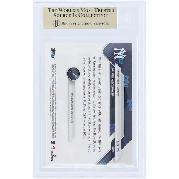 Cody Bellinger 2025 Topps Now Road to Opening Day #OD-23 | BGS 10
