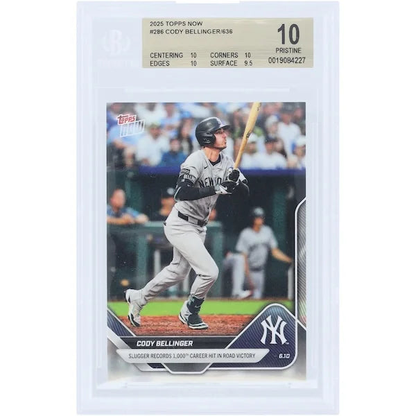 Cody Bellinger 2025 Topps Now 1000th Career Hit | BGS 10 #286